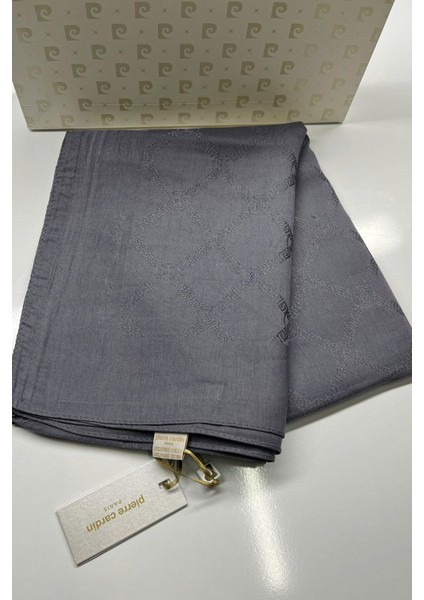 Lyocell Monogram Şal 1080800-971 Gri