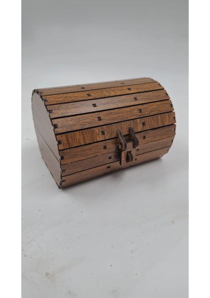 Ahşap Dekoratif Sandık Kutu Ceviz Desenli 12 cm x 10 cm x 8 cm fiyatları
