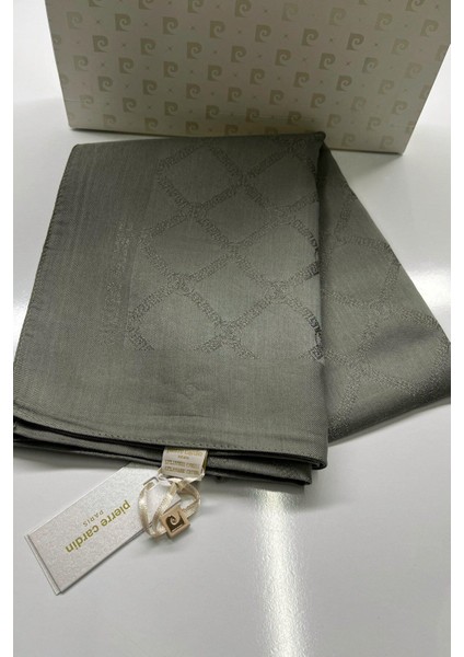 Lyocell Monogram Şal 1080800-974 Soluk Haki