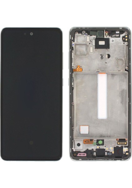 Samsung Galaxy A52 SM-A525 LCD Ekran Dokunmatik Çıtalı Beyaz