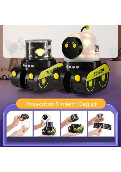 Menayou Çocuklar Için Robot Gece Lambası modelleri