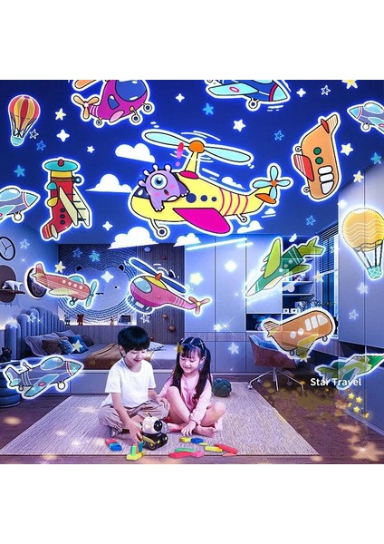 Menayou Çocuklar Için Robot Gece Lambası indirimleri