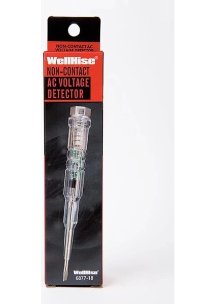 6877-18 Elektronik Kontrol Kalemi Voltaj Test Kalemi Faz Kalemi Işıklı Uyarı fırsatları