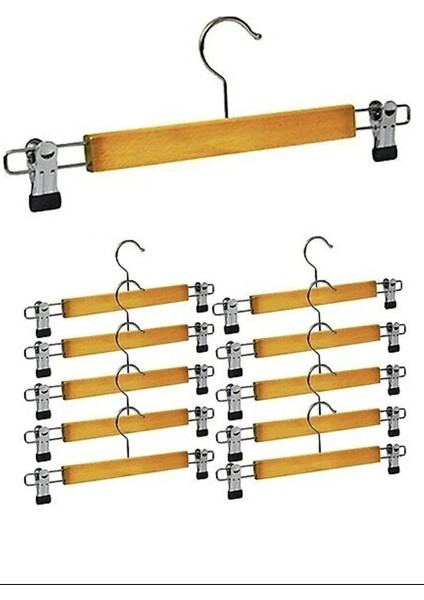 Ahşap Etek Askısı 1 Adet -SKY-110