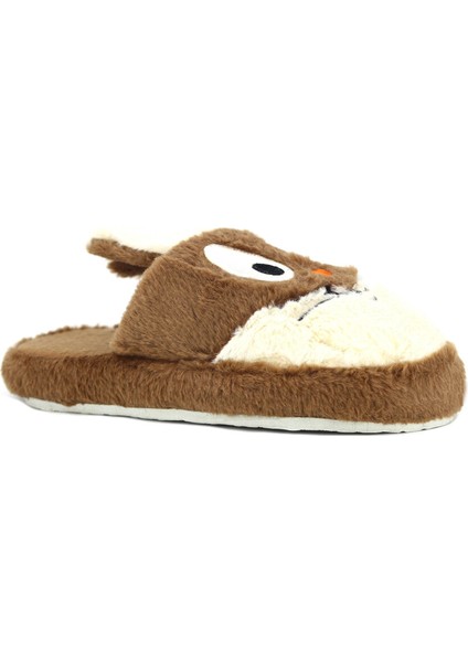 Kadın Tavşan Şekilli Peluş Ekstra Yumuşak Ev Terliği