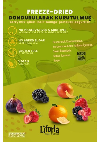 6’lı Dondurulmuş Meyve - Sağlıklı Atıştırmalık - Çilek Portakal Incir Mango Böğürtlen Berry Mix fiyatları