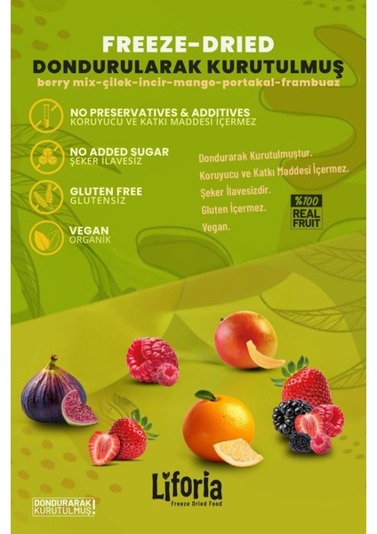 6’lı Dondurulmuş Meyve - Sağlıklı Atıştırmalık - Çilek Incir Frambuaz Mango Portakal Berry Mix fiyatları