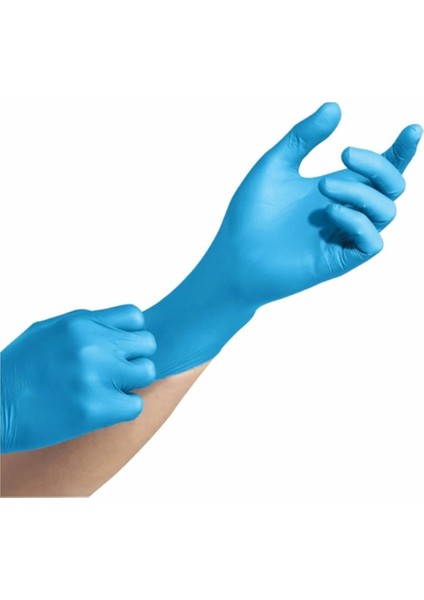 Beybi Nitril Pudrasız Mavi Muayene Eldiveni 100' Lü Paket Large modelleri