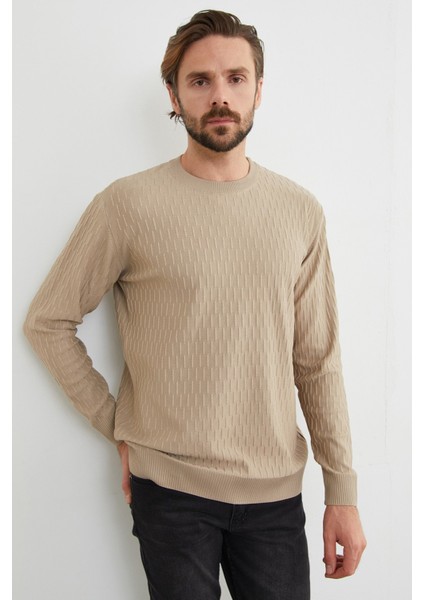 Basic Bisiklet Yaka Triko Kazak indirimleri