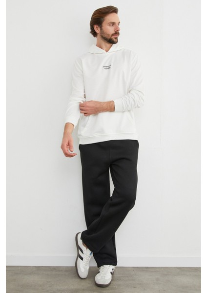 Mountaın Range Yazı Baskılı Kapüşonlu Sweatshirt modelleri