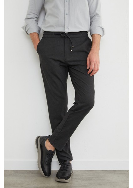 Beli Lastikli Bağcıklı Kumaş Pantolon fiyatları