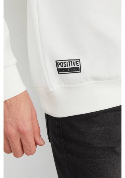 You`re Stronger Baskılı Bisiklet Yaka Sweatshirt fırsatları