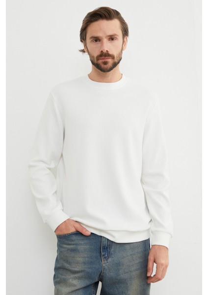 Basic Fitilli Bisiklet Yaka Sweatshirt modelleri