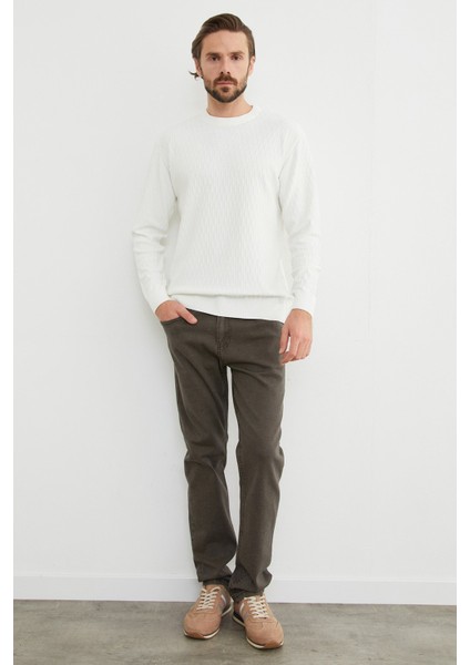 Basic Bisiklet Yaka Triko Kazak fırsatları