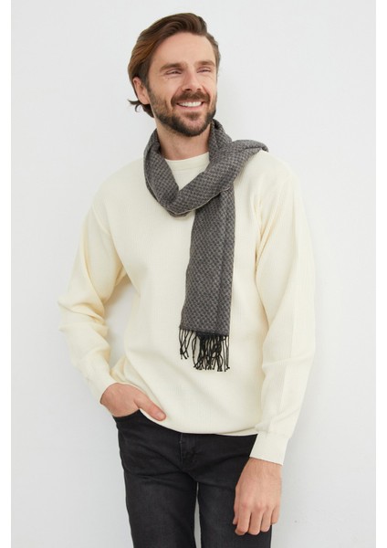 Basic Bisiklet Yaka Triko Kazak