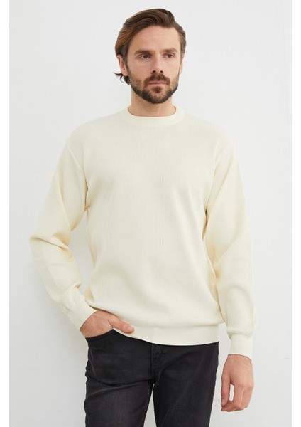 Basic Bisiklet Yaka Triko Kazak fırsatları