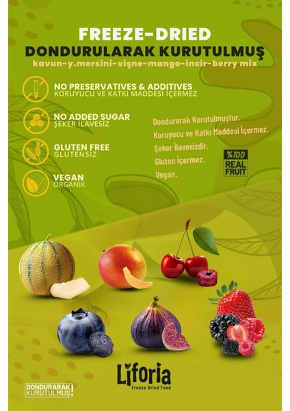 6’lı Dondurulmuş Meyve - Sağlıklı Atıştırmalık - Mango Vişne Incir Yaban Mersini Berry Mix Kavun fiyatları
