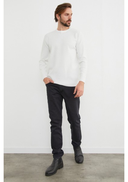 Basic Bisiklet Yaka Örgü Triko Kazak fiyatları