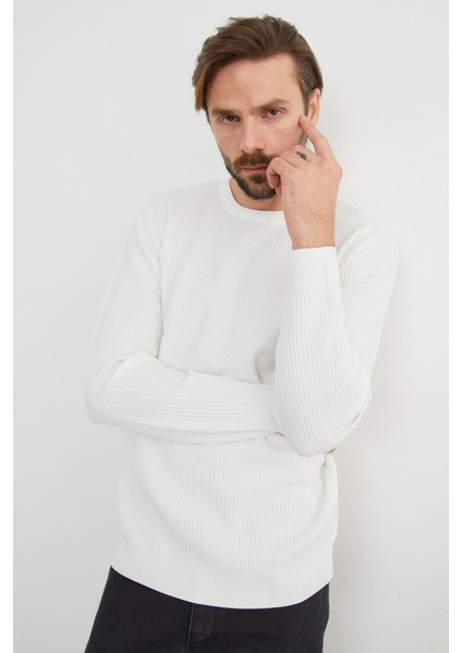 Basic Bisiklet Yaka Örgü Triko Kazak indirimleri