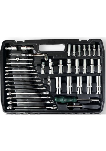 Tam Profesiyonel Germany 72 Diş Eğik Cırcır 216 Parça Lokma Takımı Oto Tamirci Tam Set 1/2-3/8-1/4 ( Lisinya ) indirimleri