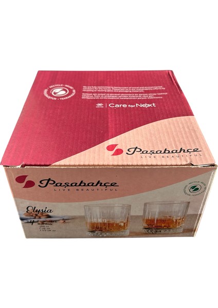 Elysia Bardak 4lü 210 cc