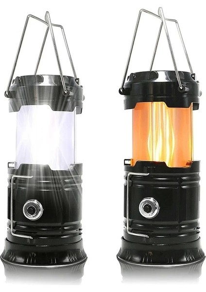 Solar Şarj Edilebilir Çok Fonksiyonlu Kamp Lambası Işıldak Powerbank fiyatları