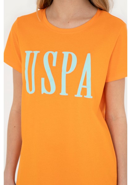 Kadın Turuncu Tişört 50285843-VR051