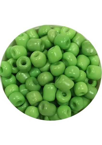 Dökme Cam Kum Boncuk Büyük Boy (6/0) 4 mm - 60 Gram - Yeşil - BNC108 fiyatları