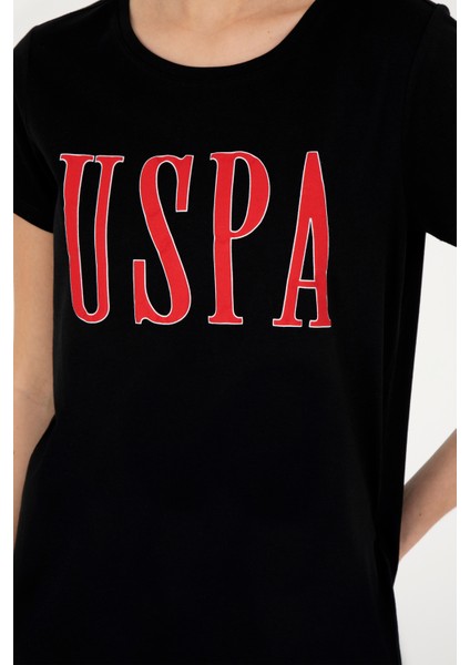 Kadın Siyah Tişört 50285843-VR046