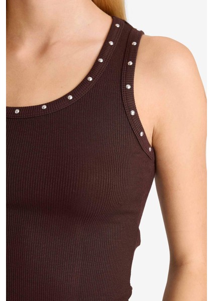 Coool Fitted Kare Yaka Fitilli Kaşkorse Atlet G1611AX25AU indirimleri