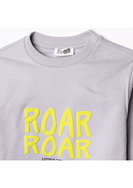 Erkek Bebek Eşofman Takım Bisiklet Yaka Uzun Kol modelleri