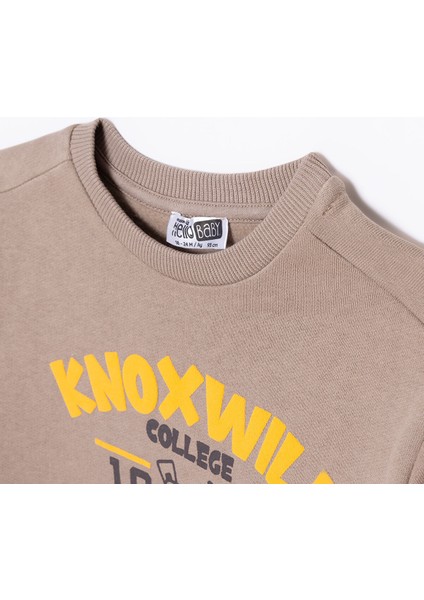 Erkek Bebek Eşofman Takımı Bisiklet Yaka Uzun Kol Ribanalı Paça modelleri