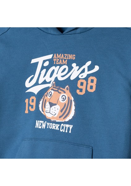 Erkek Bebek Eşofman Takımı Motto Boy Bisiklet Yaka Uzun Kol Ribanalı modelleri