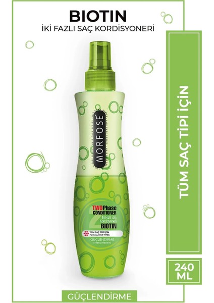 Biotin Çift Fazlı Saç Kondisyoner Fön Suyu 240 ml - Mrfs