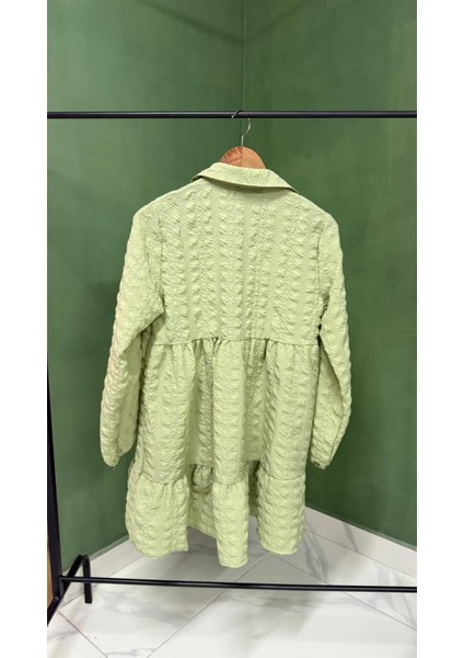 Yeşil Gofre Tunik modelleri