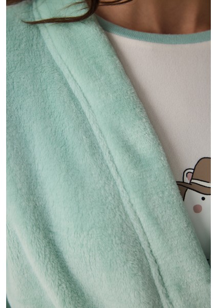 Mint Sleep-In Kuşaklı Yumuşacık Termal Etkili Sabahlık indirimleri