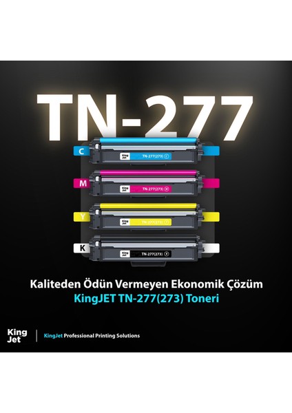 Brother Uyumlu HL-L3230CDW Yüksek Kapasiteli 4 Renk (Takım) Muadil Toner | TN-277 fiyatları