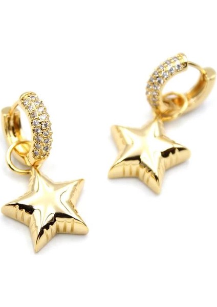 Yıldız Küpe - Altın