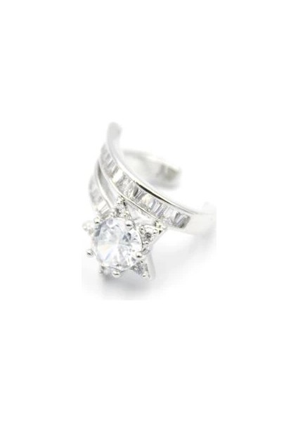 Taşlı Kıkırdak Küpe - Gümüş fiyatları