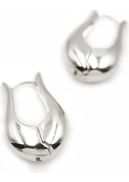 Lale Küpe - Gümüş