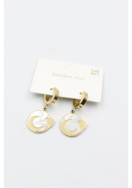 Sedef Hilal Küpe - Altın