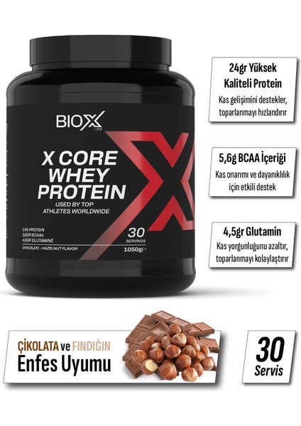 Whey Protein Çikolata&fındık Protein Tozu 30 Servis 1050 gr + Kreatin 50 Servis 150 gr + Shaker fırsatları