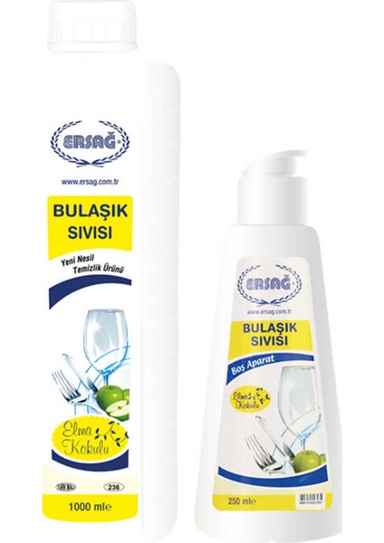 Aparatsız Elma Kokulu Bulaşık Sıvısı 1000ml fiyatları
