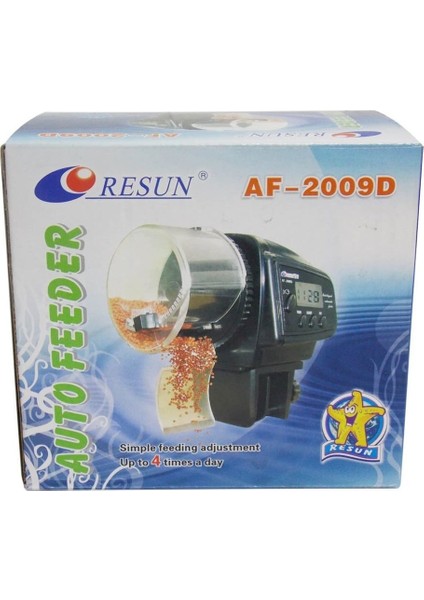 AF-2009D Dijital Otomatik Yemleme Makinesi: 4 Zamanlı Akvaryum Balık Yemleyici fırsatları