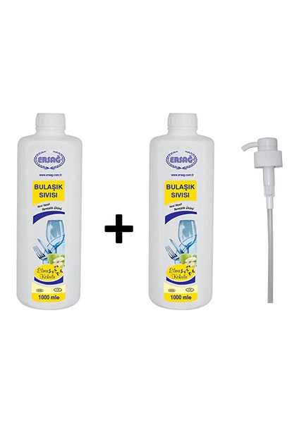 Elmalı Bulaşık Sıvısı 2x1000 Ml.2 Adet