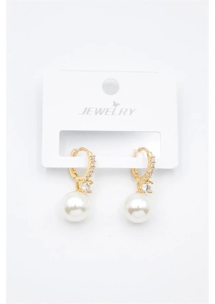 Taşlı Inci Küpe - Altın fiyatları