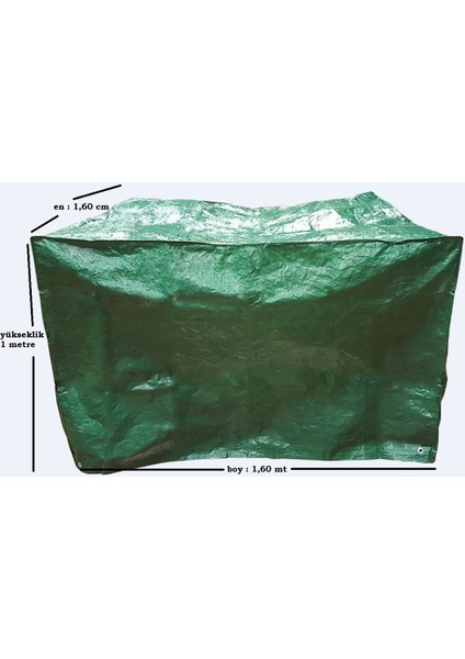 GRDC204E Masa Takımı Koruma Örtüsü / Kılıfı PE (160 cm x 160 cm x 100 cm)