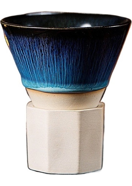 Orta Doğu Tarzı Seramik Espresso Fincanı Yaratıcı El Yapımı Fırında Değiştirilmiş Taban Seramik Zanaatkarlığı ile Çay Fincanı (Yurt Dışından)