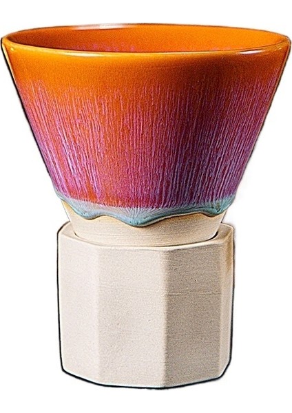 Orta Doğu Tarzı Seramik Espresso Fincanı Yaratıcı El Yapımı Fırında Değiştirilmiş Taban Seramik Zanaatkarlığı ile Çay Fincanı (Yurt Dışından)