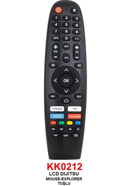 Dijitsu LCD Mouse -Explorer Tuşlu Kumanda